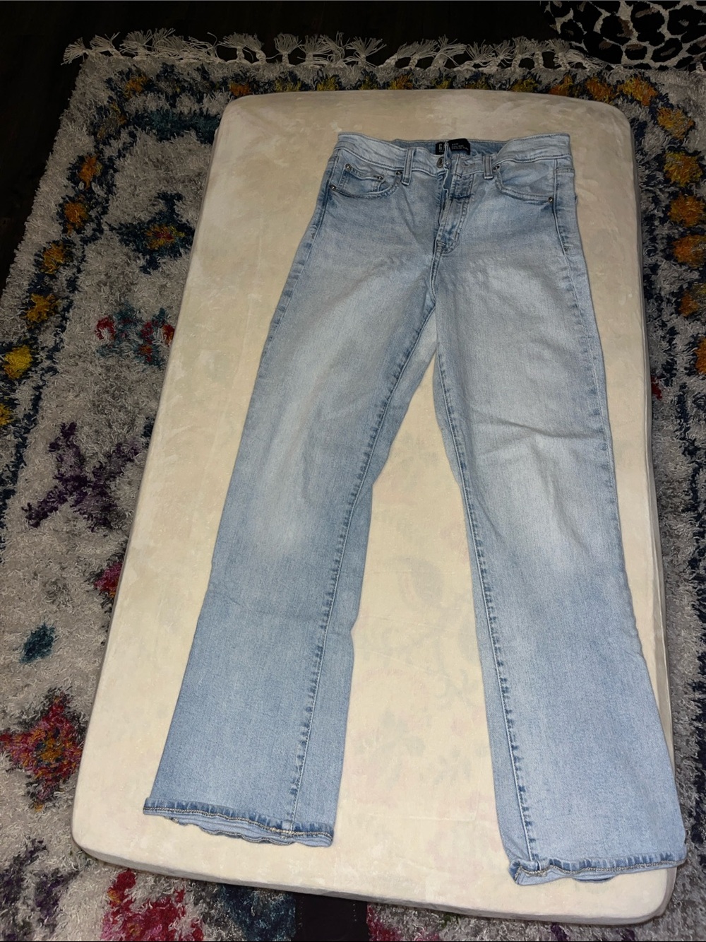 GAP Light Wash Wide Leg Flare Jeans